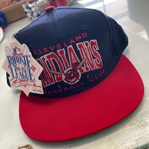 Youth Rookie League MLB Cleveland Indians Hat Cap Vintage SnapBack OSFM New NWT